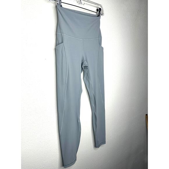 Lululemon Gray High-Rise Pocketed Pants 4 - Picture 2 of 10